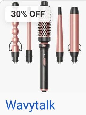 Wavytalk 5-in-1 Curling Iron